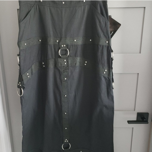 MACGIRL MacGear Screw Studded O-Ring Maxi Skirt Size XL - Picture 4 of 17
